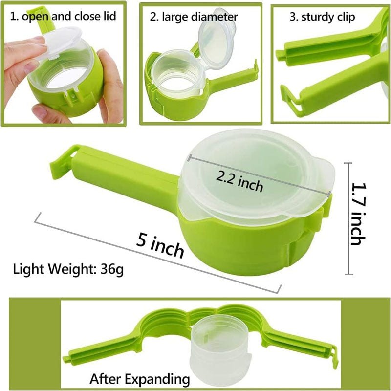 ClipEase™ - Keep food fresh, fill with precision!