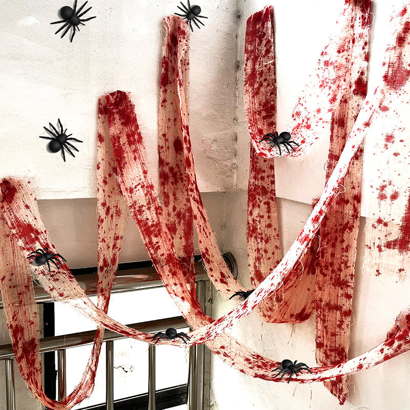 | Hallowick 3m Bloody Cloth Strips for Halloween