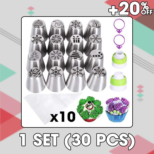SweetTip™ - Christmas cake taper set