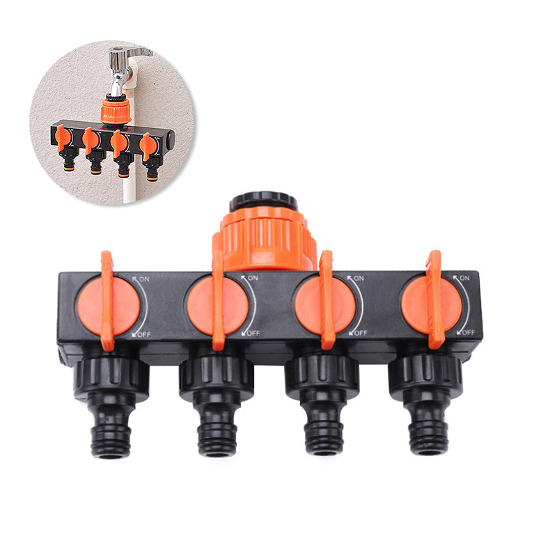 MultiWater™ - Allows you to connect 4 hoses to one connection!